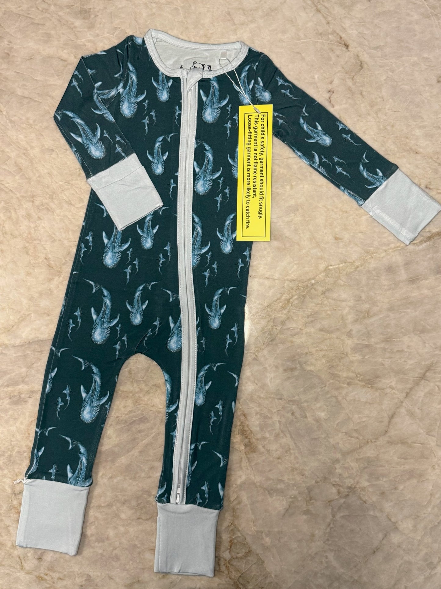 Whale Shark + Shark Bamboo Zippy