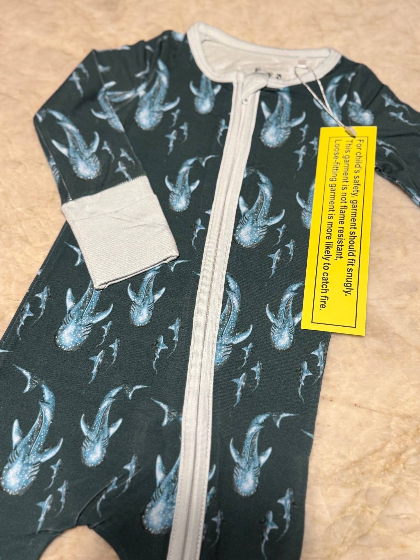 Whale Shark + Shark Bamboo Zippy