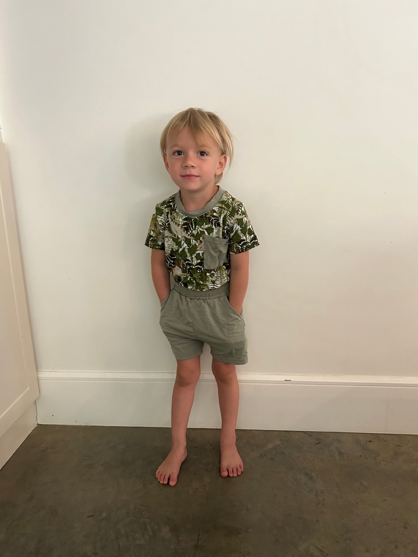 Dino Short Sleeve & Shorts Set