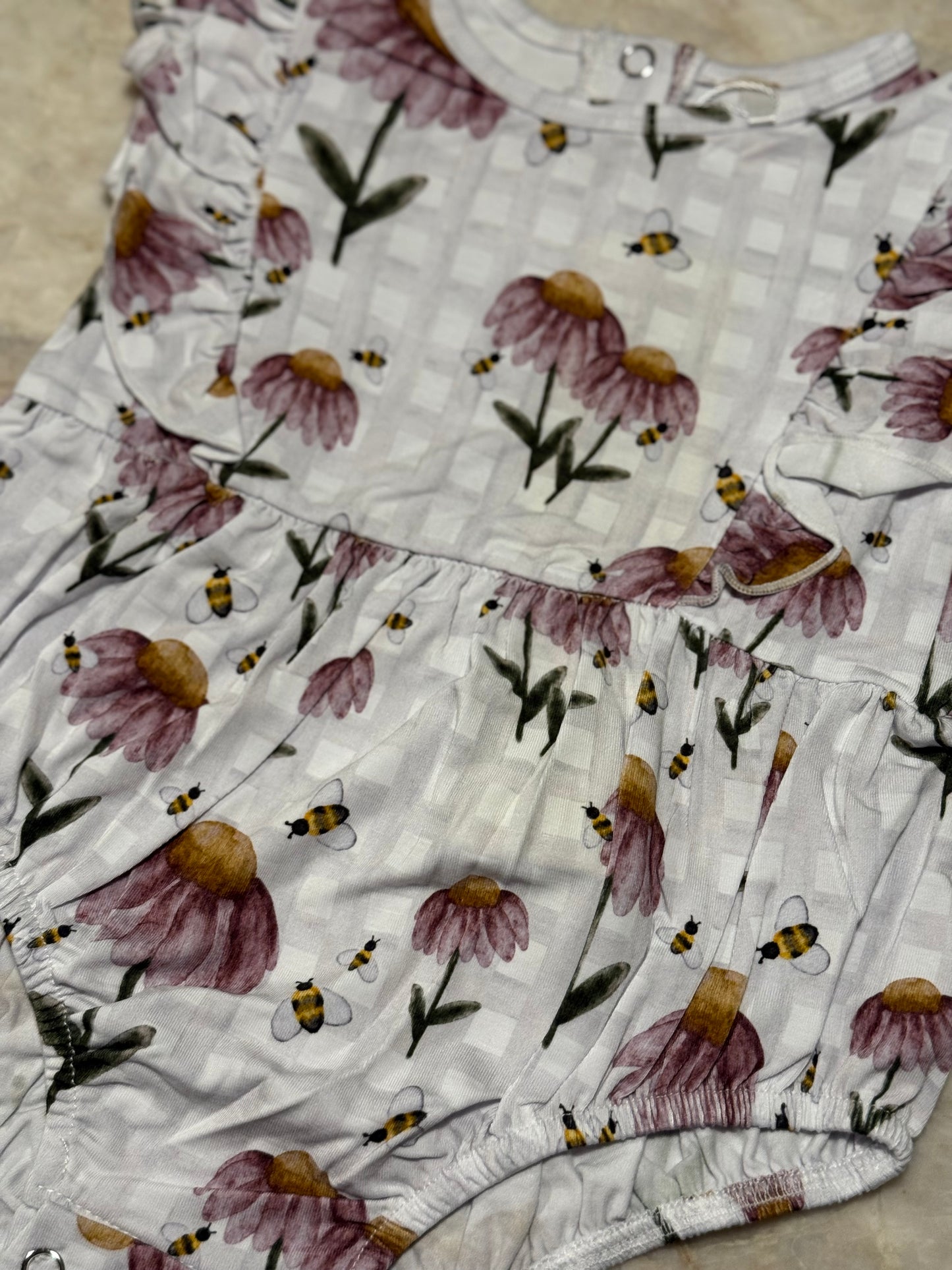 Coneflower Bubble Romper