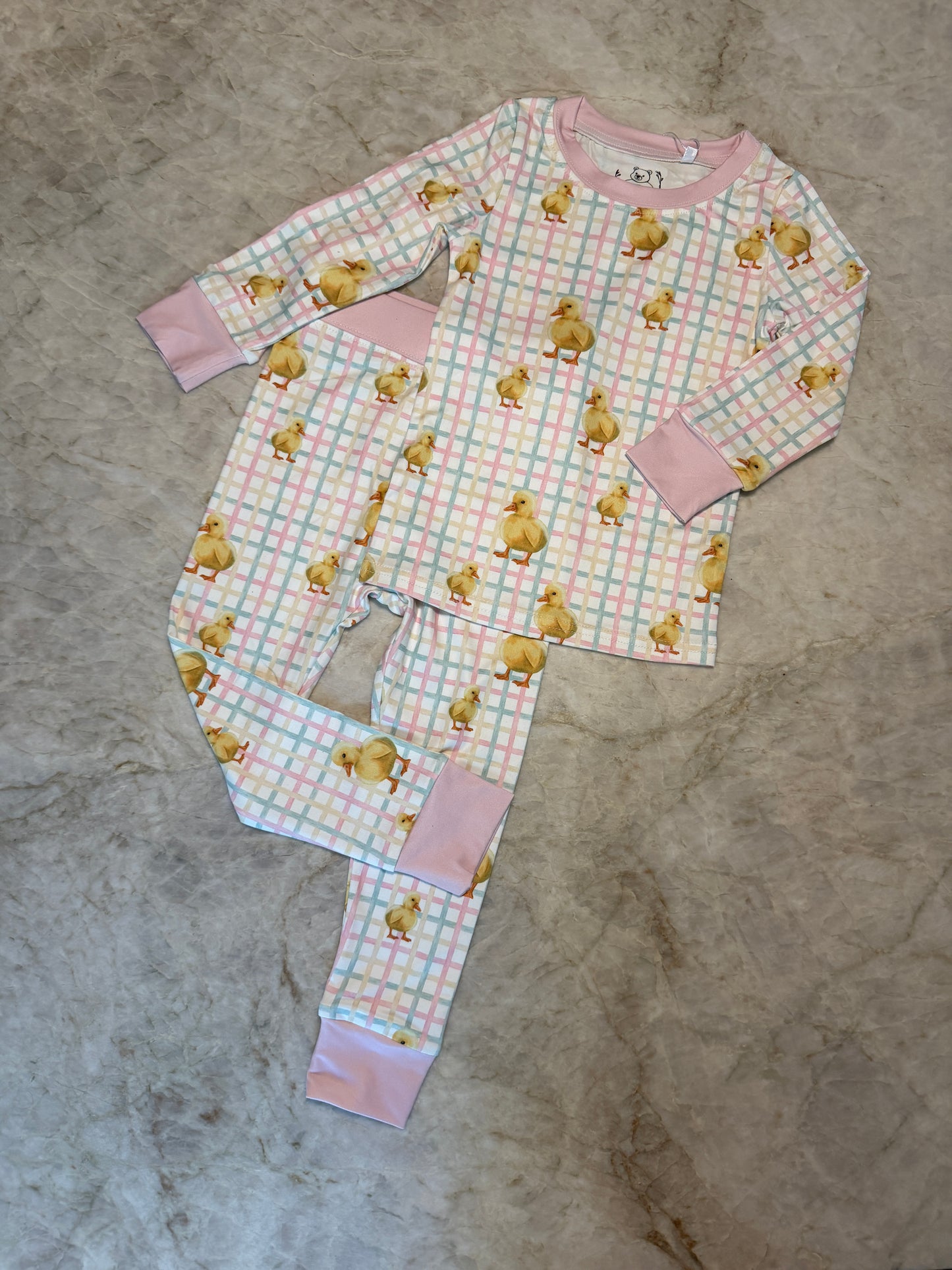 Easter Chicks Two Piece Pajamas