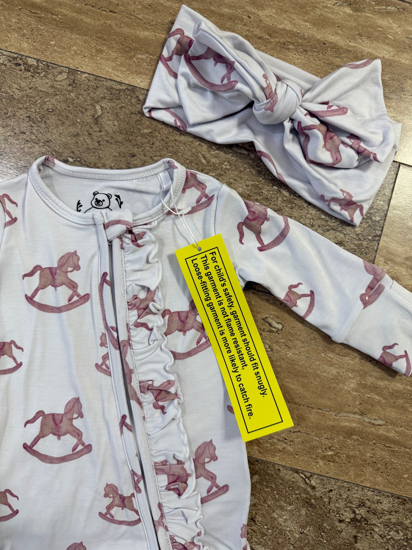 Rockabye Baby Sleeper - Zipper Pajamas