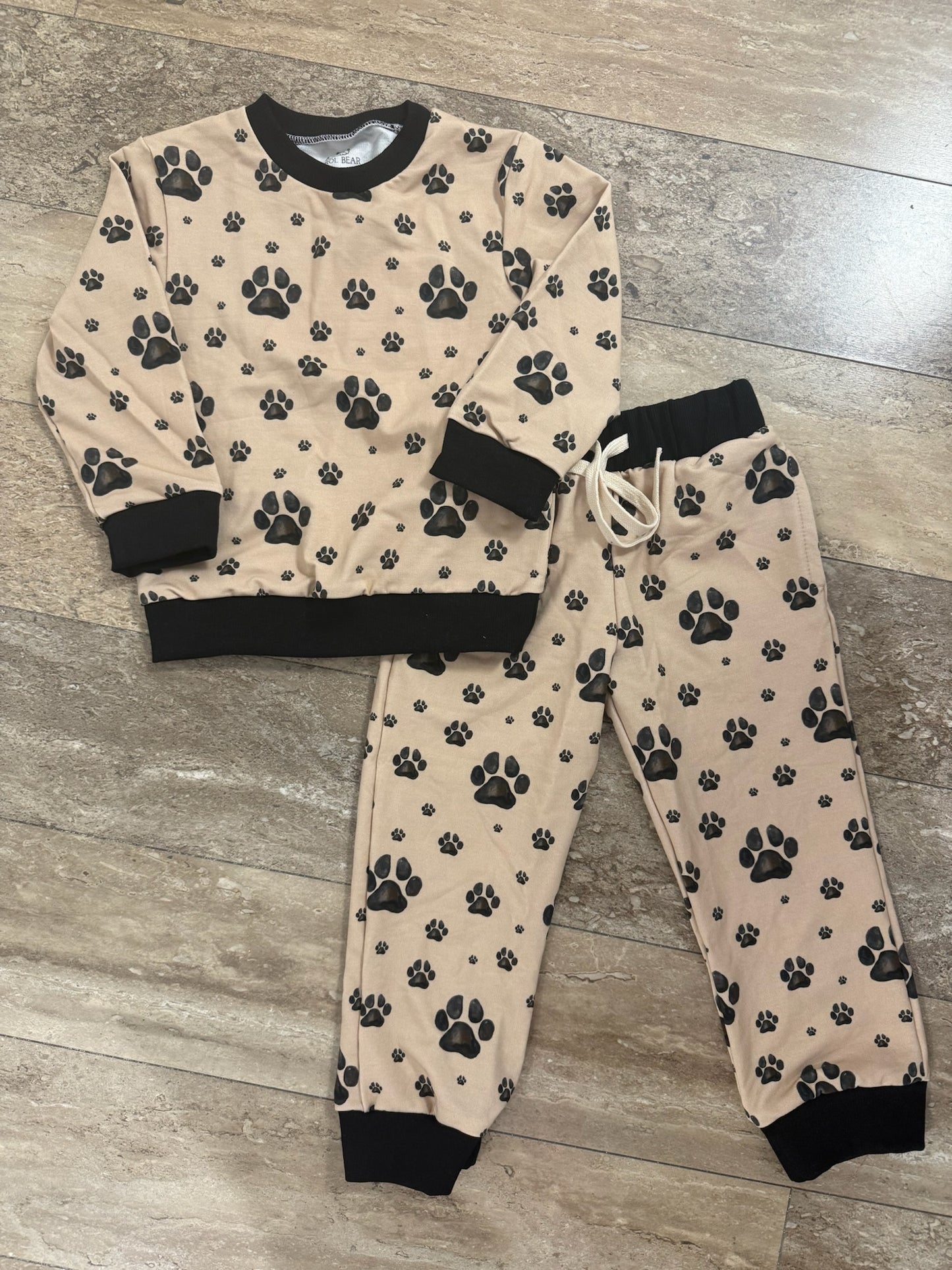 Paw-some Sweatshirt Set