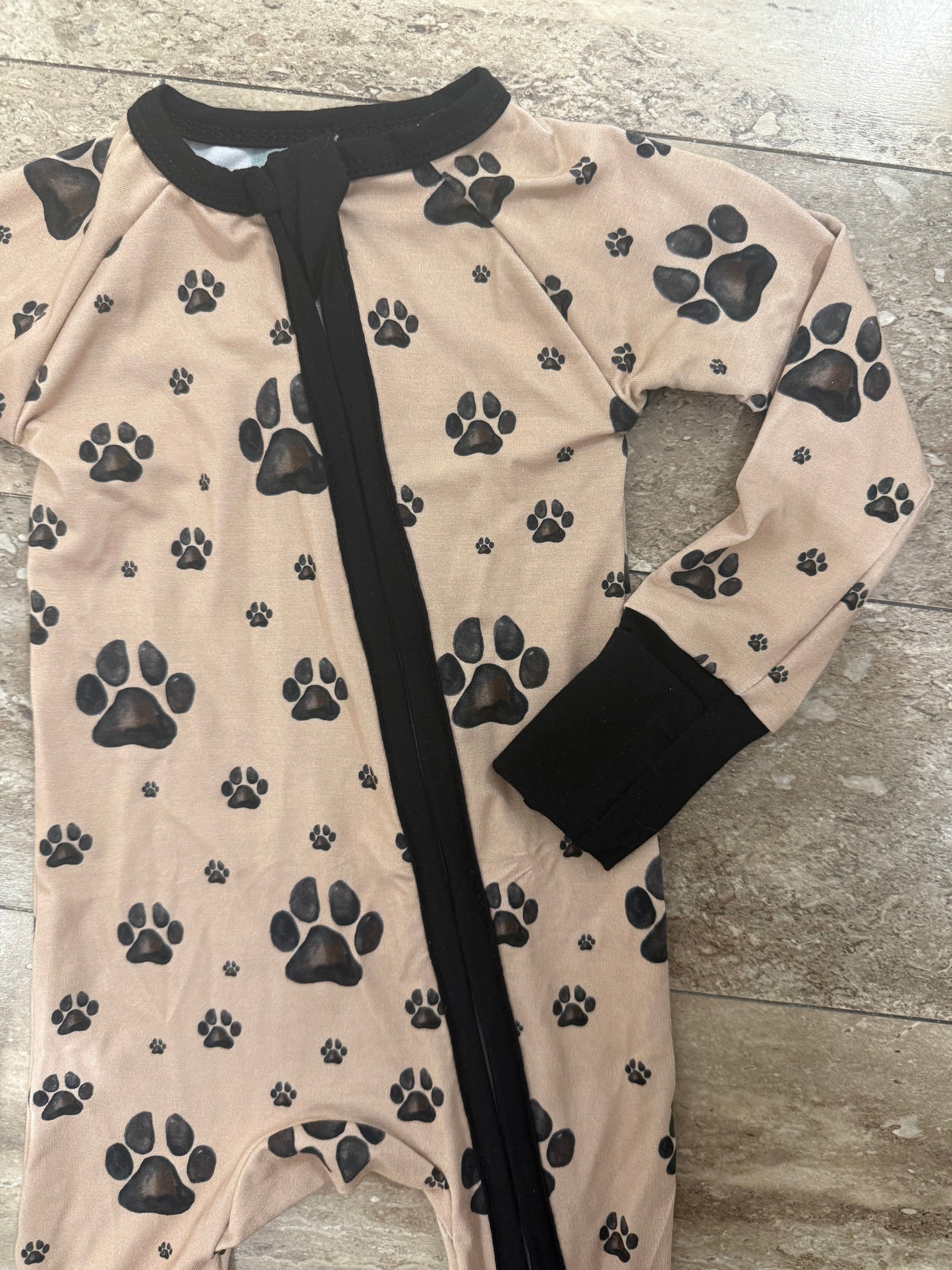 Paw-some Sleeper - Zipper Pajamas