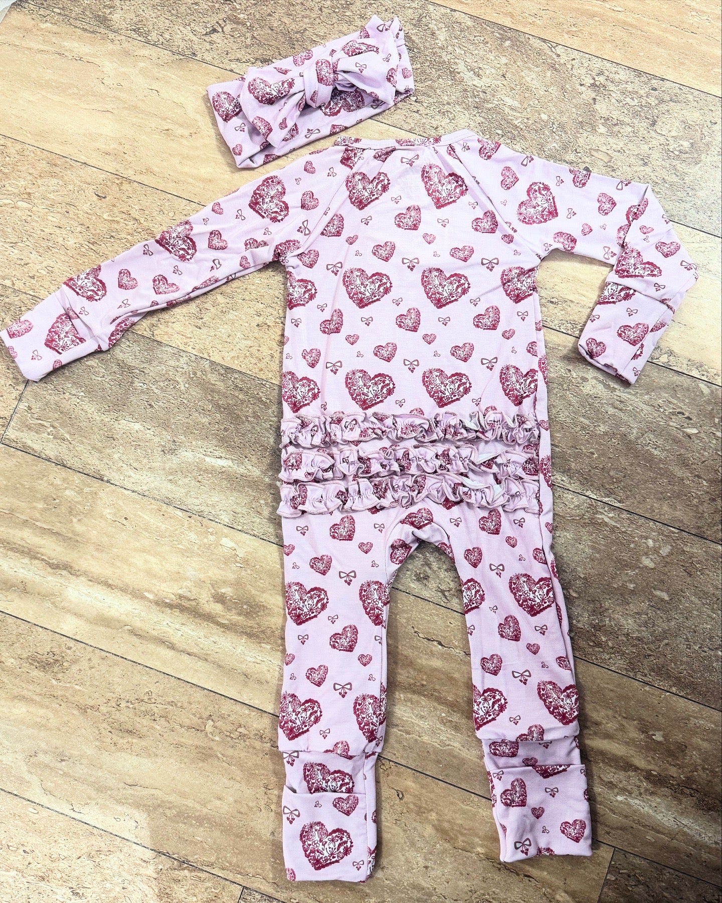 Sweetheart Snuggle Sleeper - Zipper Pajamas