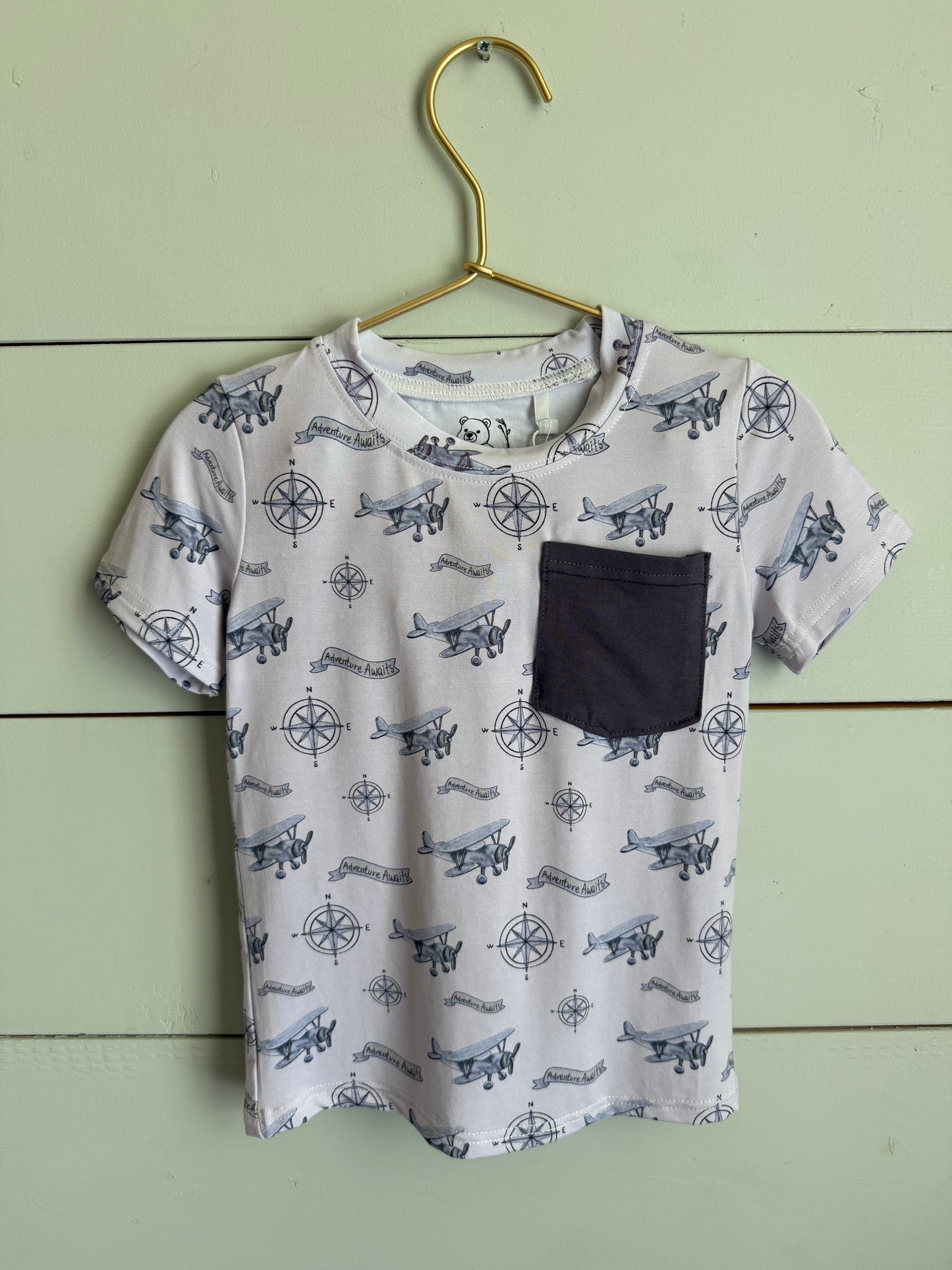 Adventure Awaits 🧭 2-Piece Bamboo Shorts Set