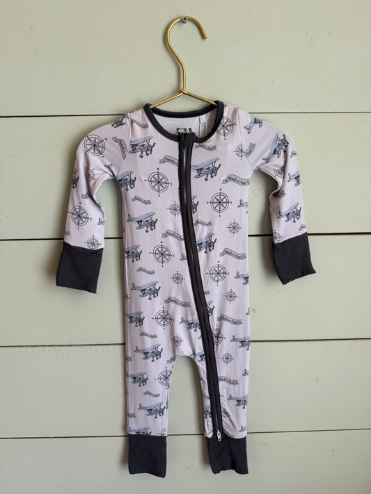 ✈️ Adventure Awaits Bamboo Zippy with Convertible Hands & Feet