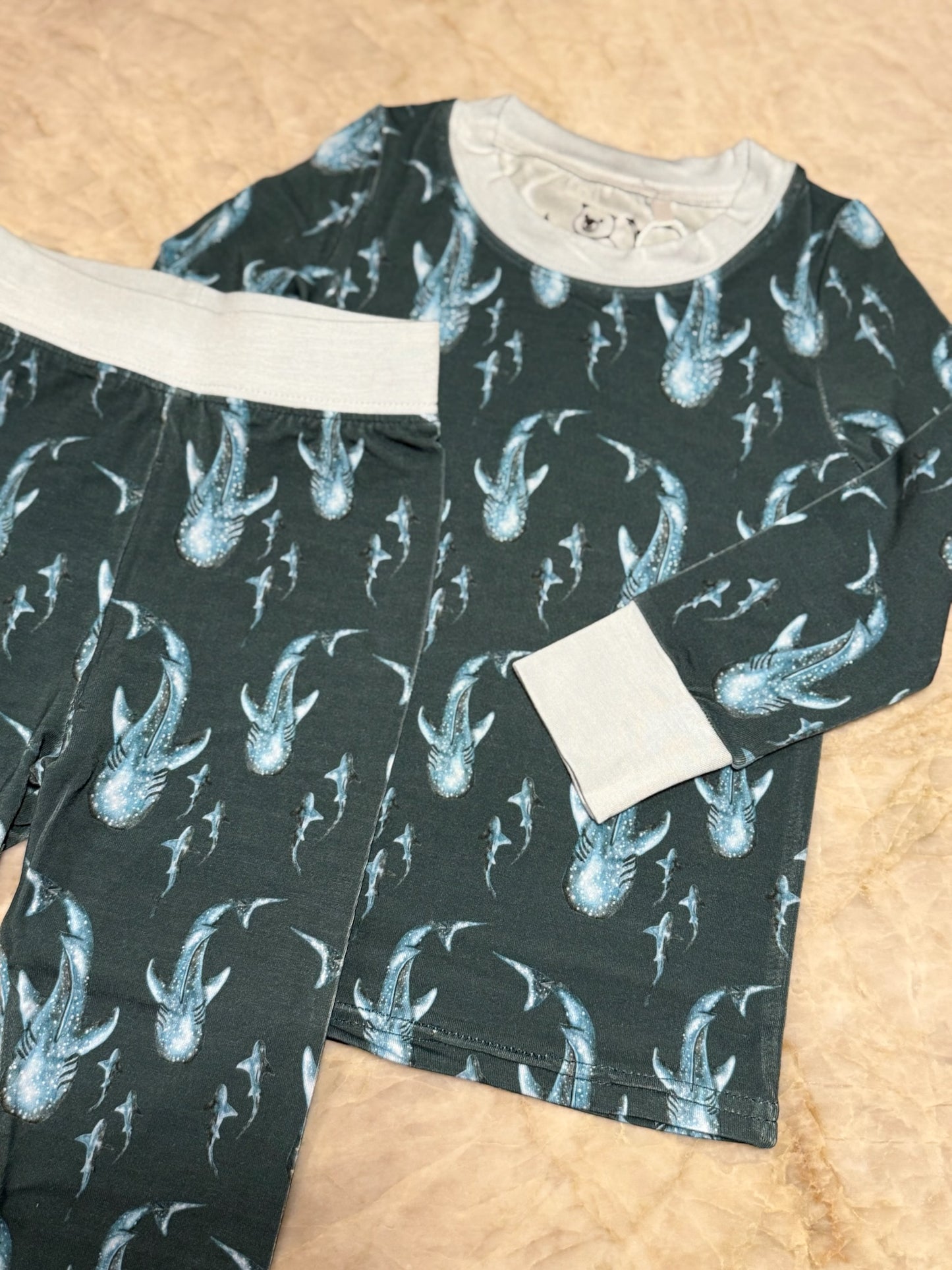 Whale Shark + Sharks Bamboo Pajamas
